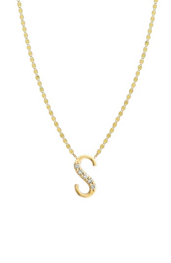 Lana 14k Gold Initial Pendant Necklace In Gold
