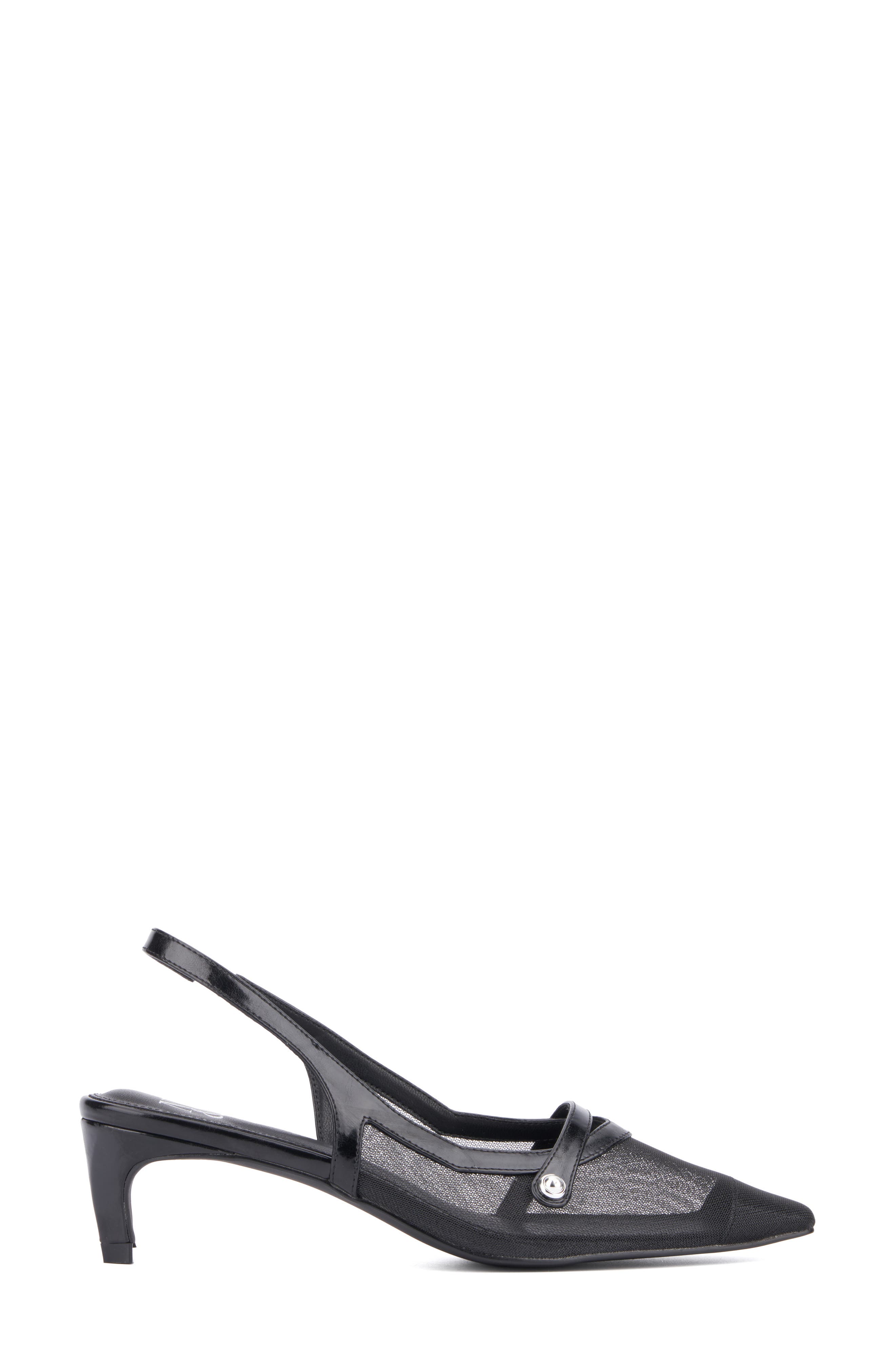 NEW YORK AND COMPANY Kristie Slingback Pump, Alternate, color, Black