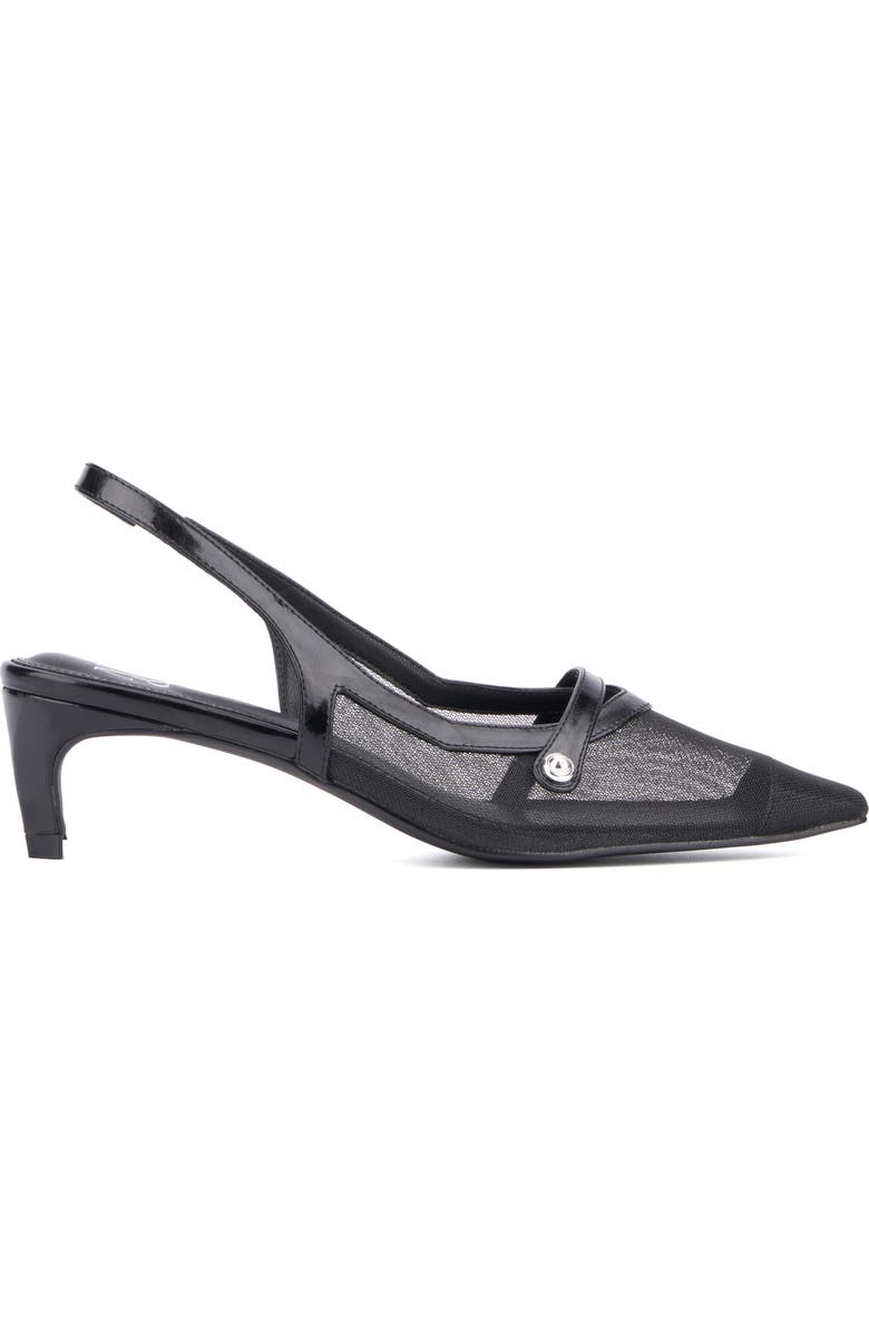 NEW YORK AND COMPANY Kristie Slingback Pump, Alternate, color, Black
