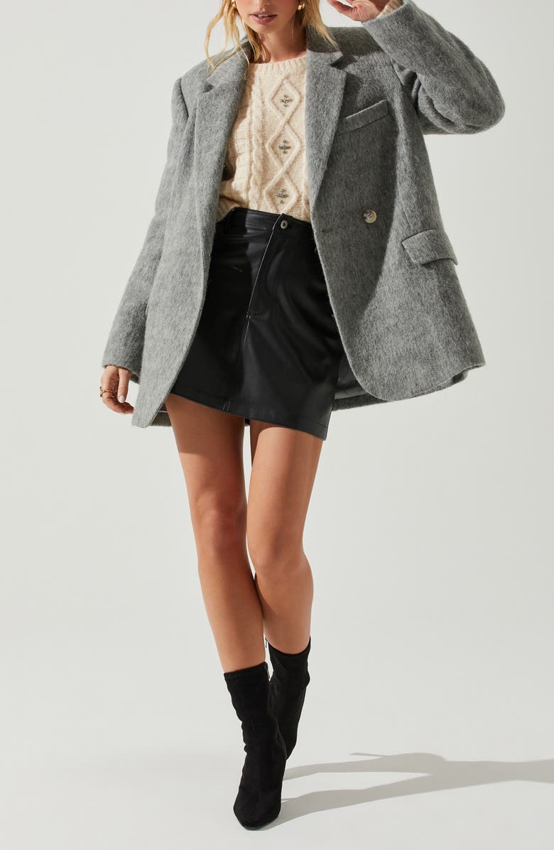 ASTR the Label Kindra Brushed Notch Lapel Coat, Alternate, color,