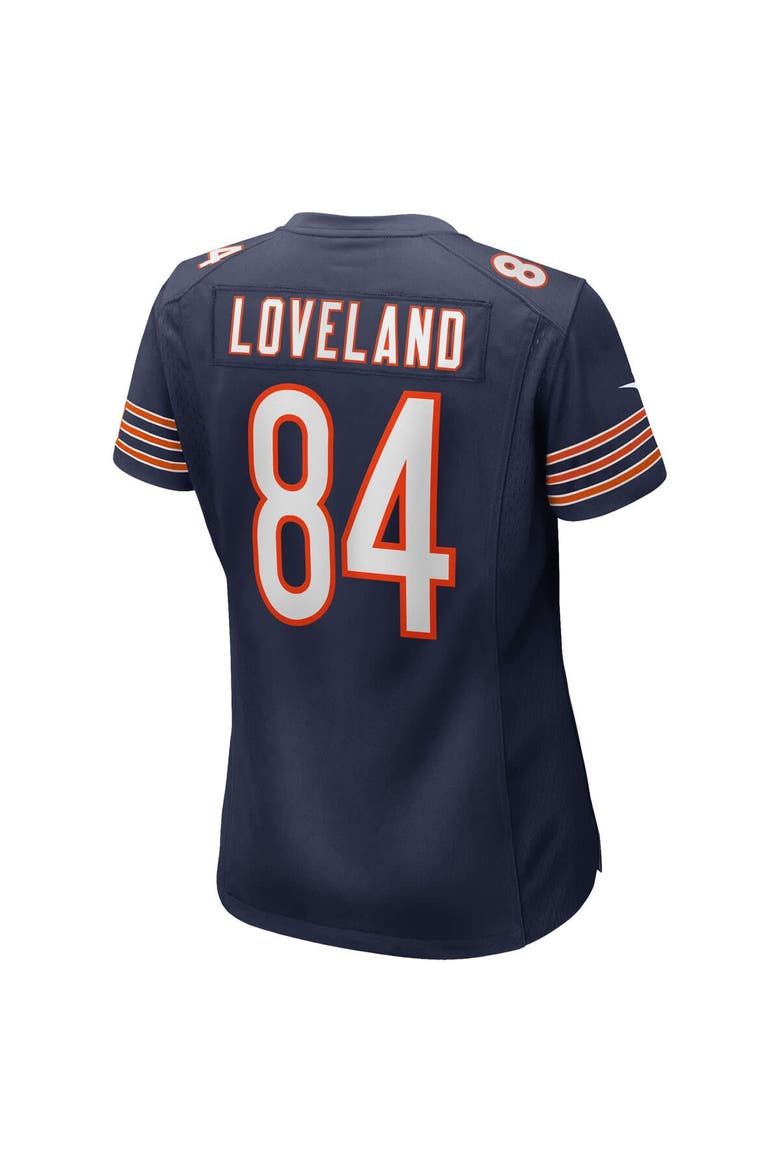 Women's Nike Colston Loveland  Navy Chicago Bears Team Game Jersey, Alternate, color, Navy