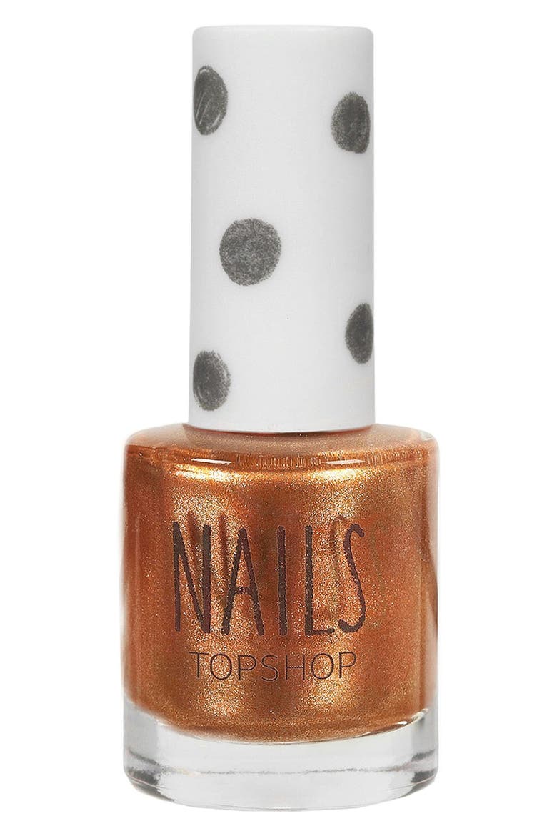'Metallic' Nail Polish, Main, color, GILTED