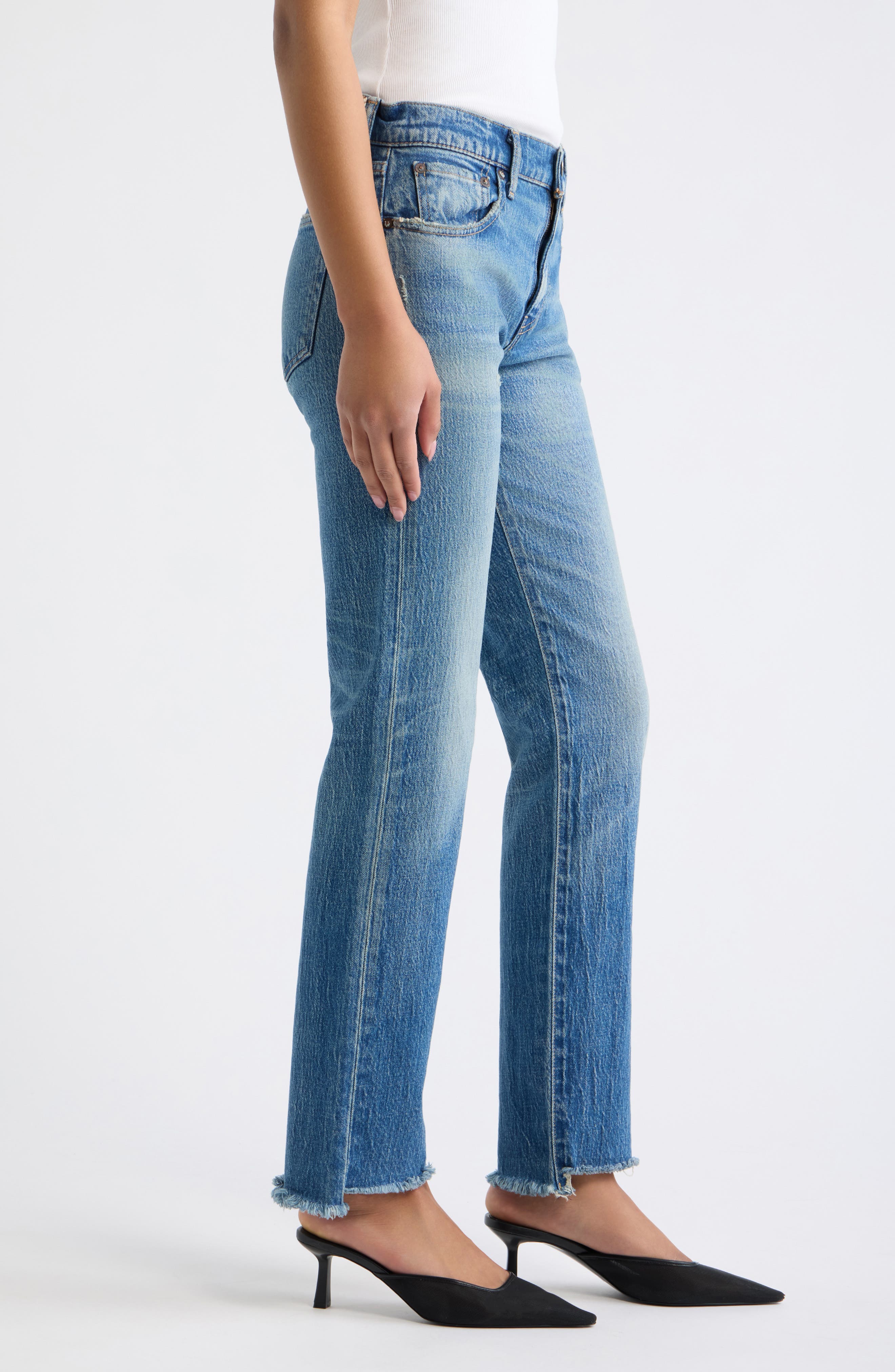 MOUSSY VINTAGE Coney Slim Straight Leg Jeans (Women) | Nordstrom
