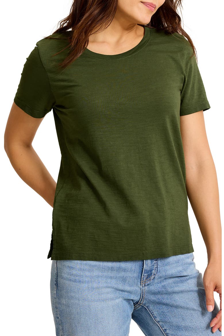 Indigo Palms Cotton T-Shirt, Main, color, PALM VERDE