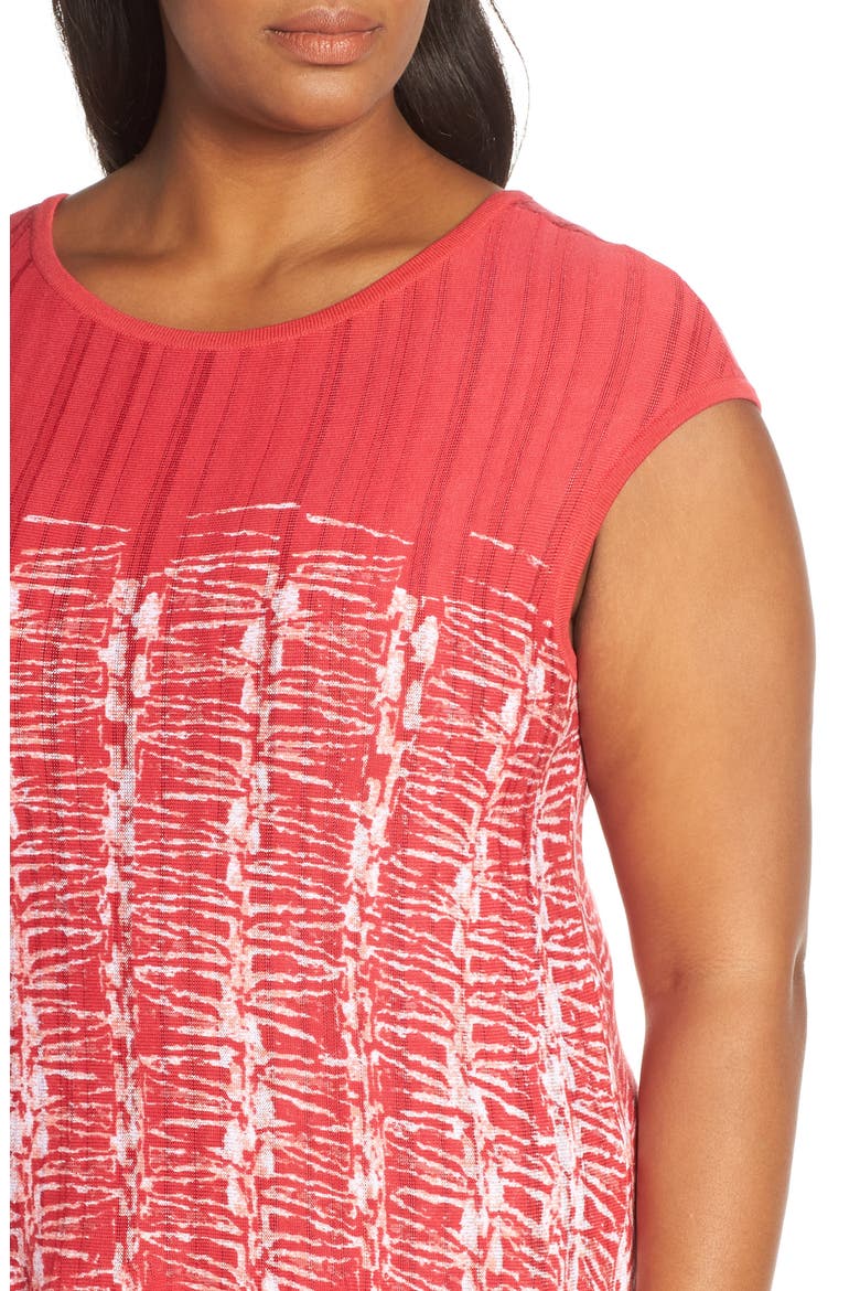 Garden Party Dress, Alternate, color, COSMO RED