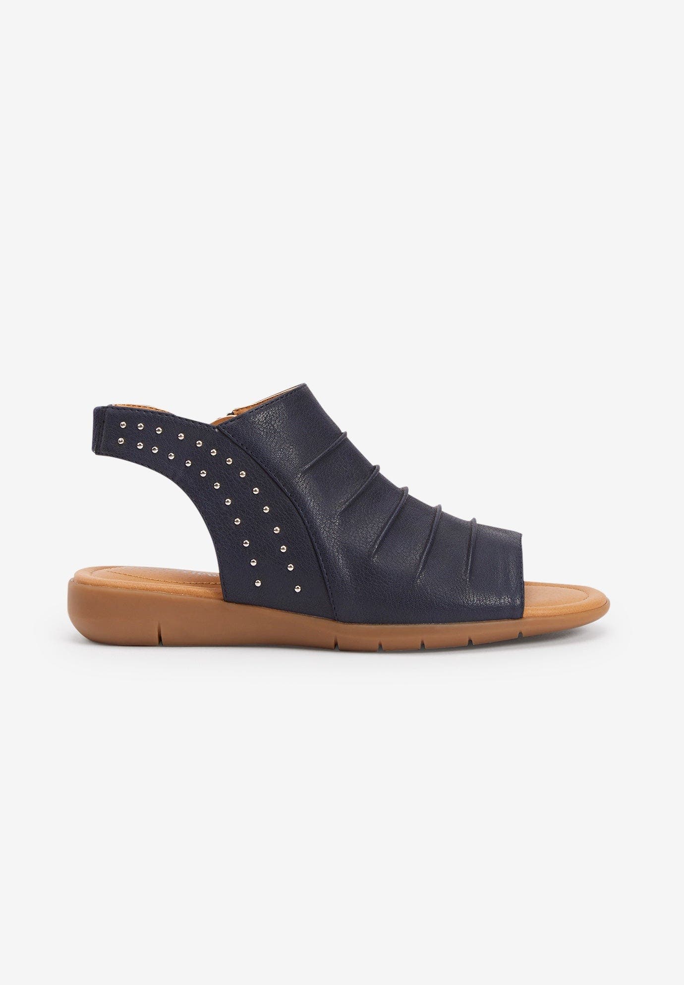 Comfortview The Alanna Sandal, Alternate, color, White