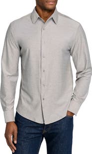 Brooklyn Brigade Solid Mapleton Luxe Cross Dyed Long Sleeve Shirt