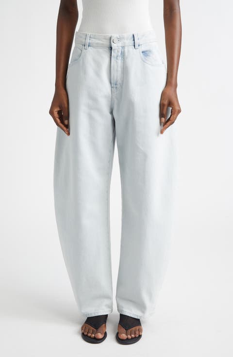 Low Round Jeans (Bleu Givre)