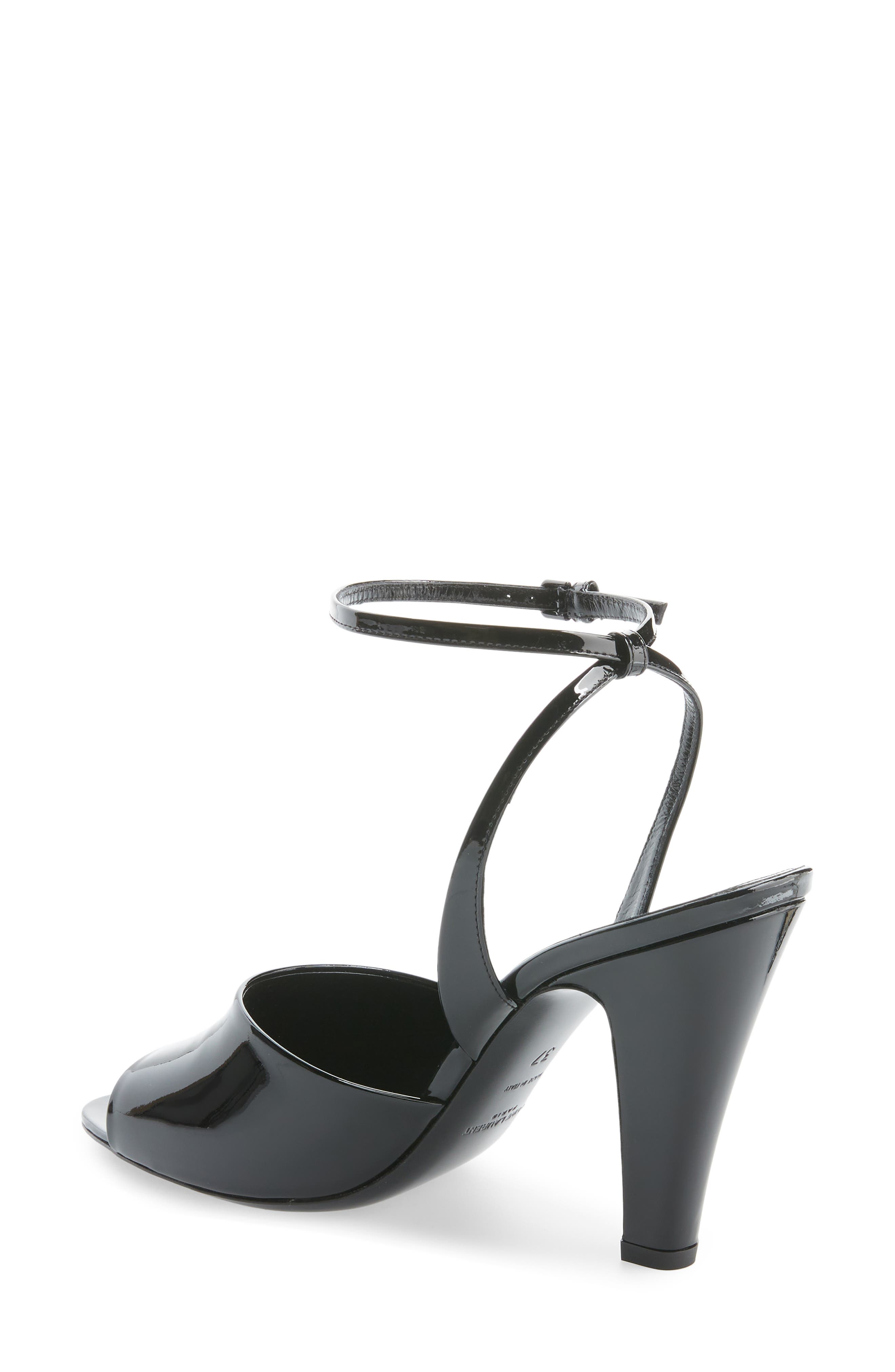 Saint Laurent Scandale Ankle Strap Sandal, Alternate, color, 