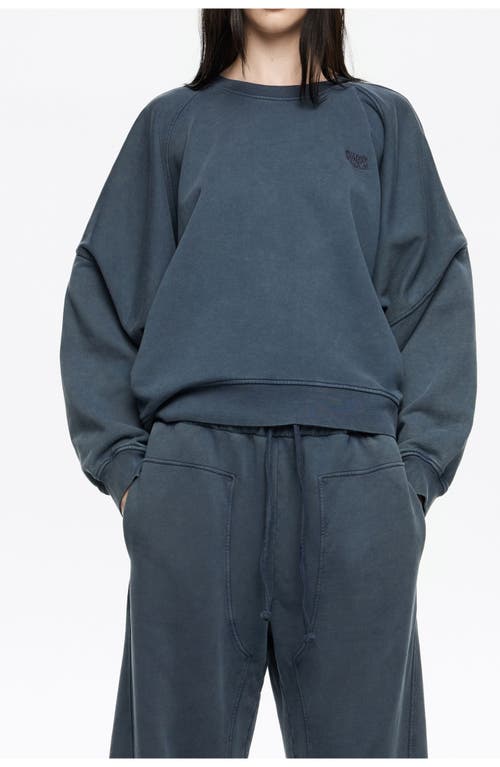 Bimba Y Lola Embroidered Logo Balloon Sweatshirt In Multi
