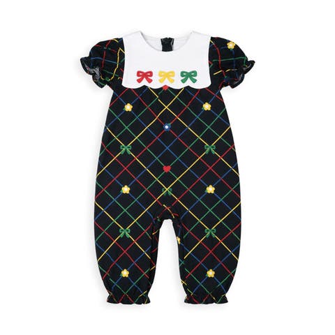 Printed Knit Longall With Bows