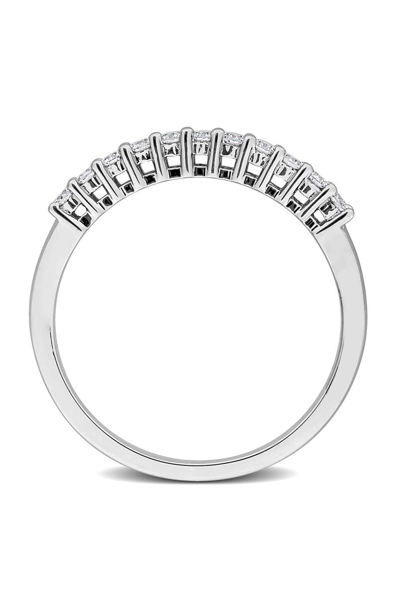 Created Forever Sterling Silver Lab Grown Diamond Anniversary Band Ring, Alternate, color, Silver