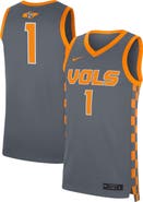 Nike Men's Nike #1 Gray Tennessee Volunteers Replica Jersey