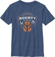 Star Wars: The Mandalorian and Grogu Boy's Star Wars The Mandalorian and Grogu Bounty Hunter Logo Graphic T-Shirt