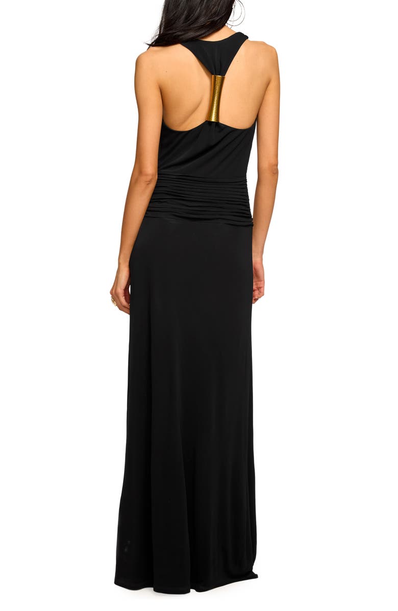 Ramy Brook Mariah Shirred Racerback Gown, Alternate, color, 