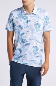 TravisMathew Featherweight Island Floral Polo
