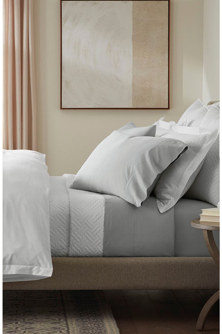 Signature Hemmed Sheet Set, Alternate, color, SHORE