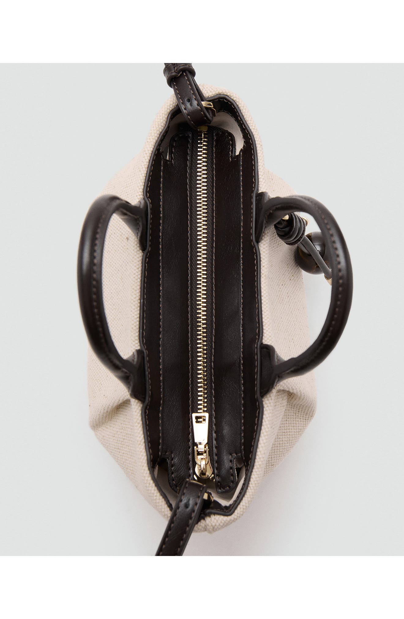 Small Canvas Tote, Alternate, color, BLACK AND WHITE