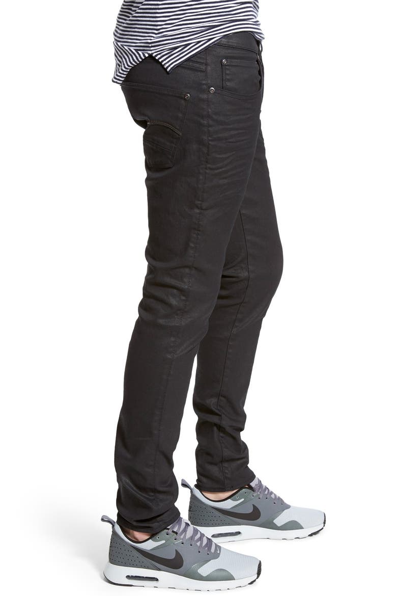 Revend Skinny Fit Stretch Jeans, Alternate, color, 3D DARK AGED BLACK