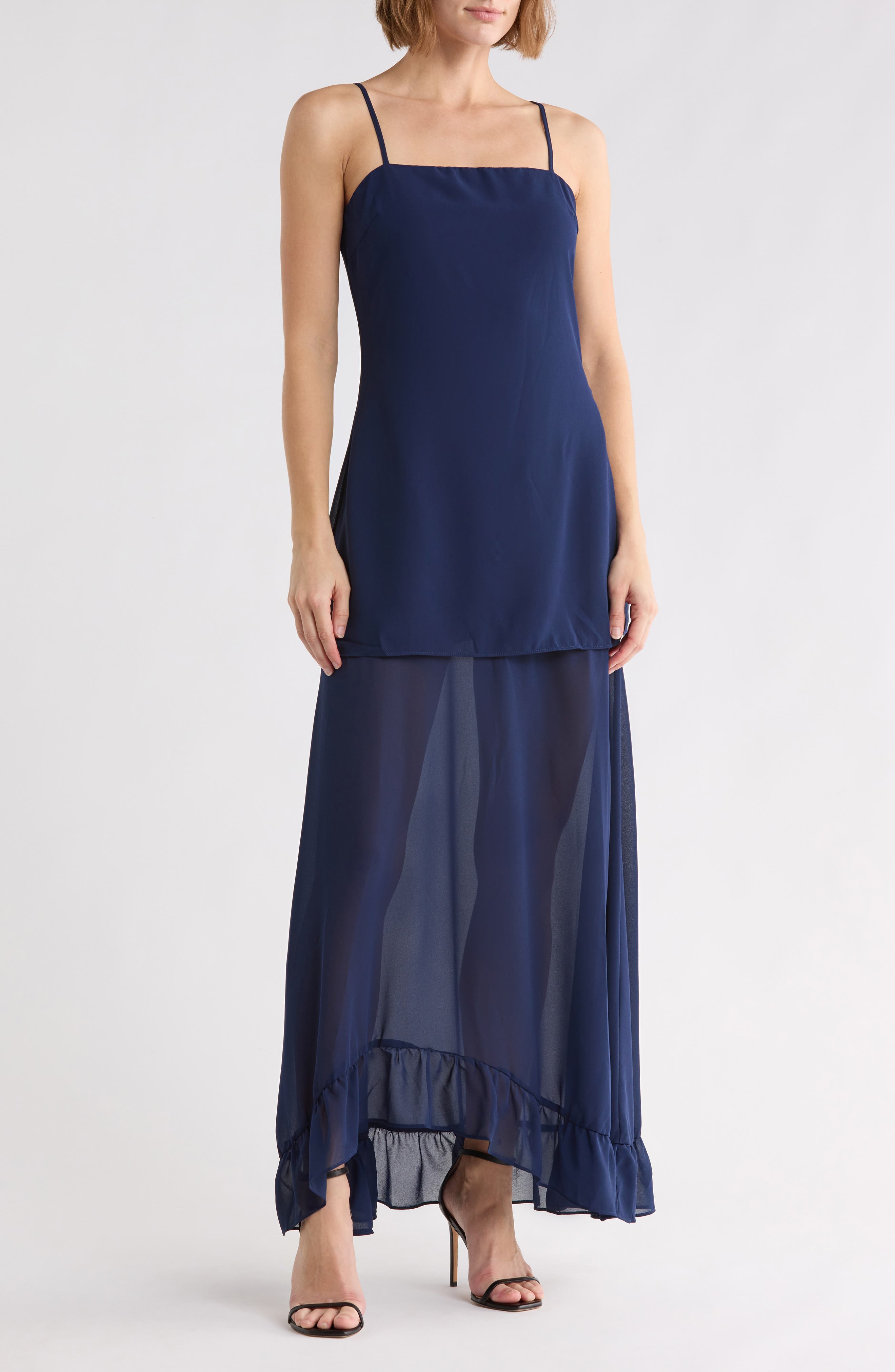 Layla Layered Chiffon Gown