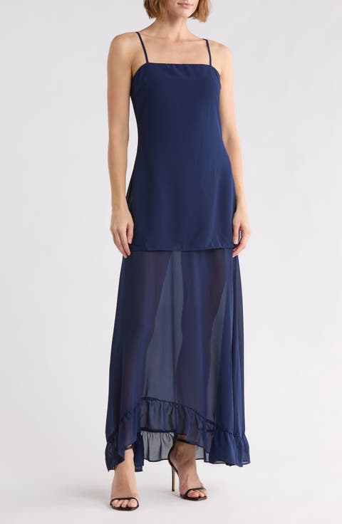 Layla Layered Chiffon Gown