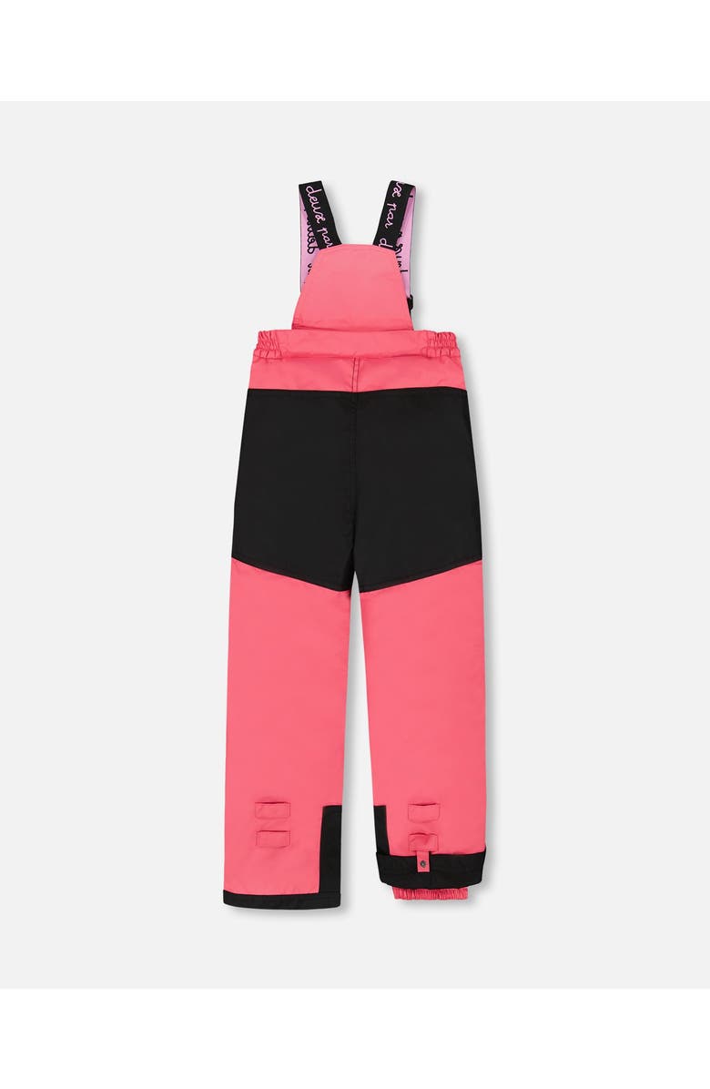 Deux par Deux Two-Piece Play Snowsuit with Butterfly Jacket, Alternate, color, Flash Coral