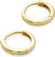 Ana Luisa Gold Huggie Hoop Earrings