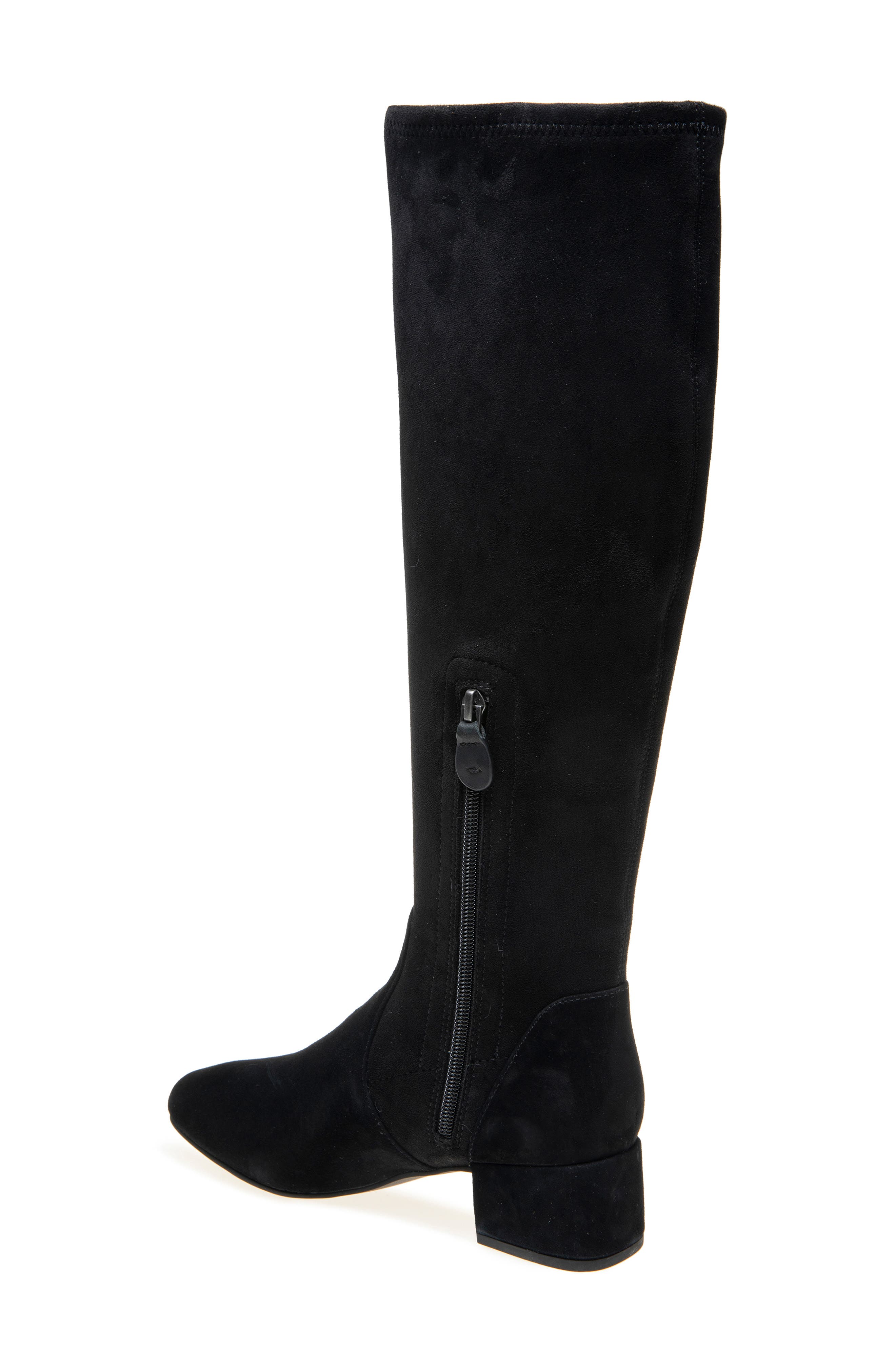 Ella Knee High Boot, Alternate, color, BLACK