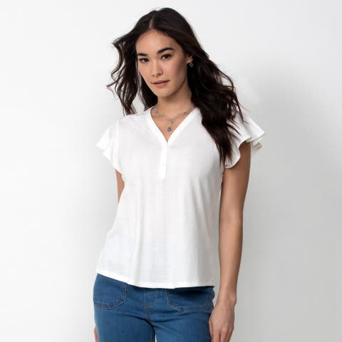 Flutter Sleeve Henley