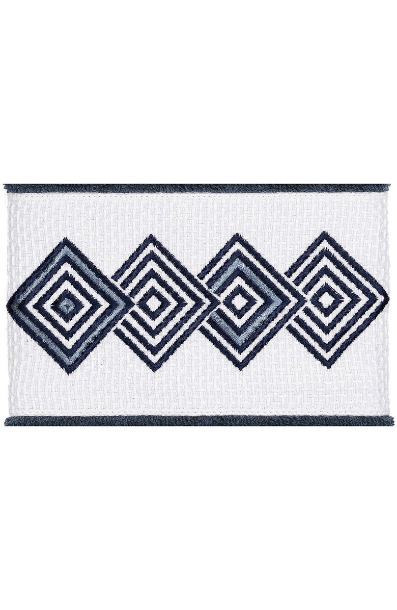 Linum Home Textiles Noah Embellished Hand Towel - Set of 2 - Midnight Blue, Alternate, color, Midnight Blue