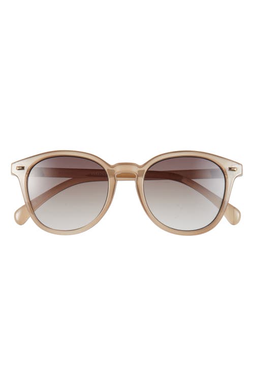Le Specs Bandwagon 51mm Gradient Round Sunglasses In Neutral