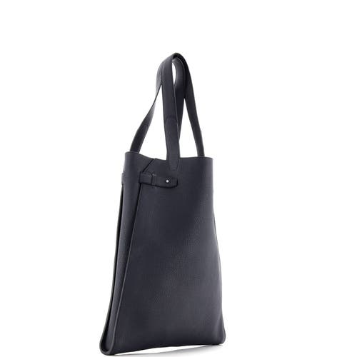 Pre-owned Hermes Hermes Vertige Tote Leather In Blue