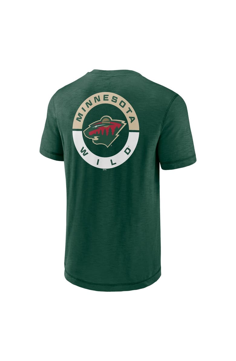FANATICS Men's Fanatics Branded Green Minnesota Wild High Stick T-Shirt, Alternate, color, 