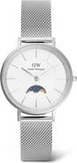 Daniel Wellington Petite Moonphase Mesh Strap Watch, 32mm