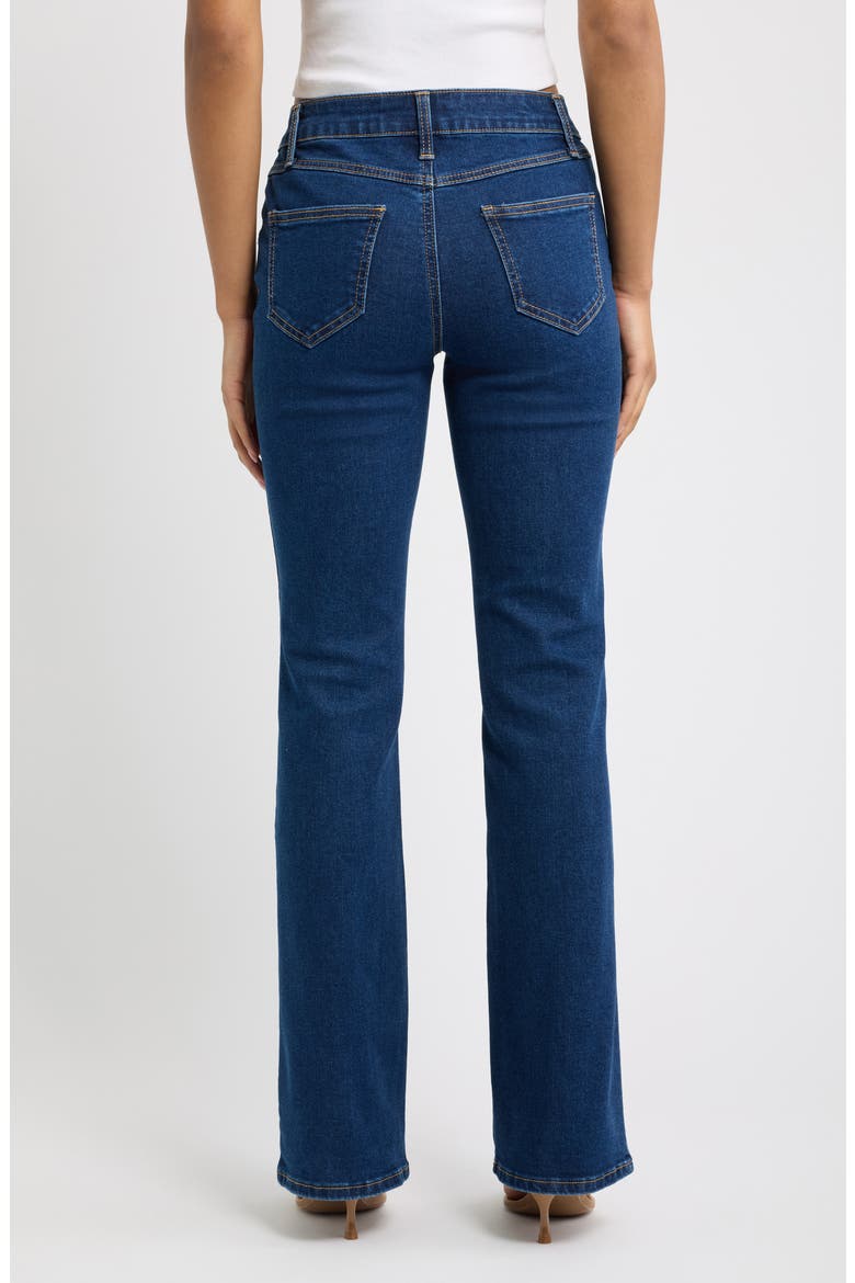 Braided Patch Pocket Bootcut Jeans, Alternate, color, ALANIS