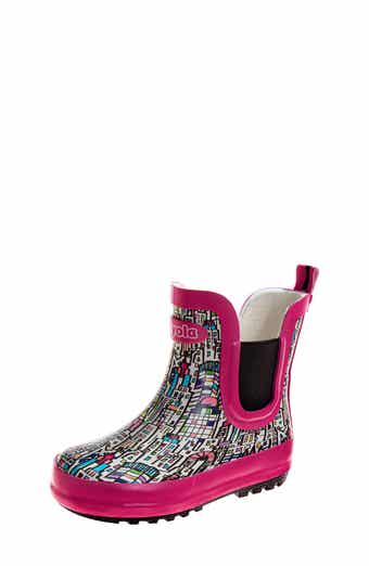 Kids' City Print Rain Boot