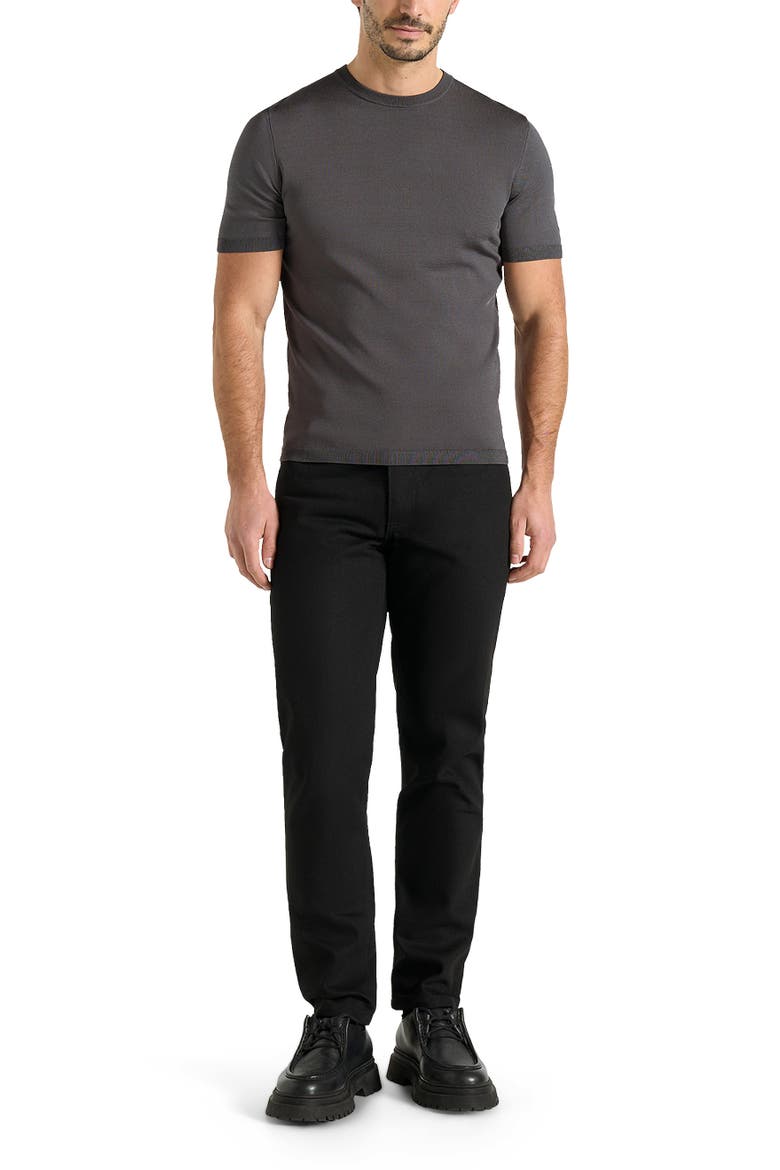 Relaxed Straight Leg Jeans, Alternate, color, Black