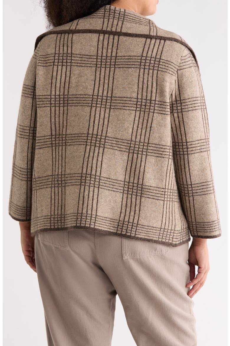 Cropped Coat, Alternate, color, MOCHA/ SEPIA