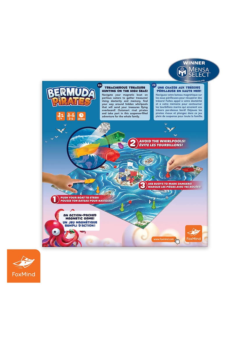 Bermuda Pirates Magnetic Board Game For Kids, Alternate, color, Multicolored