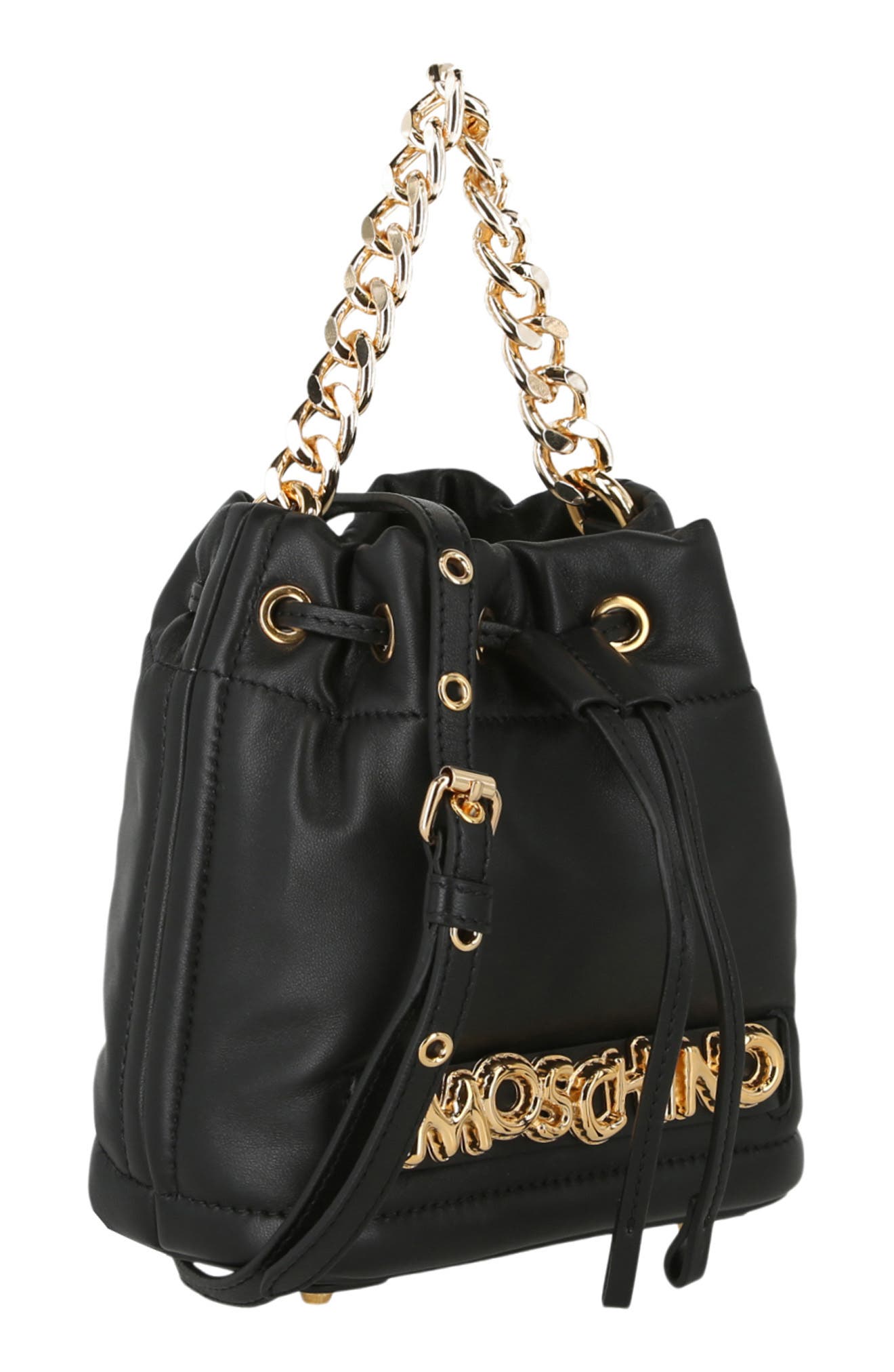 Moschino Bucket Bag, Alternate, color, 