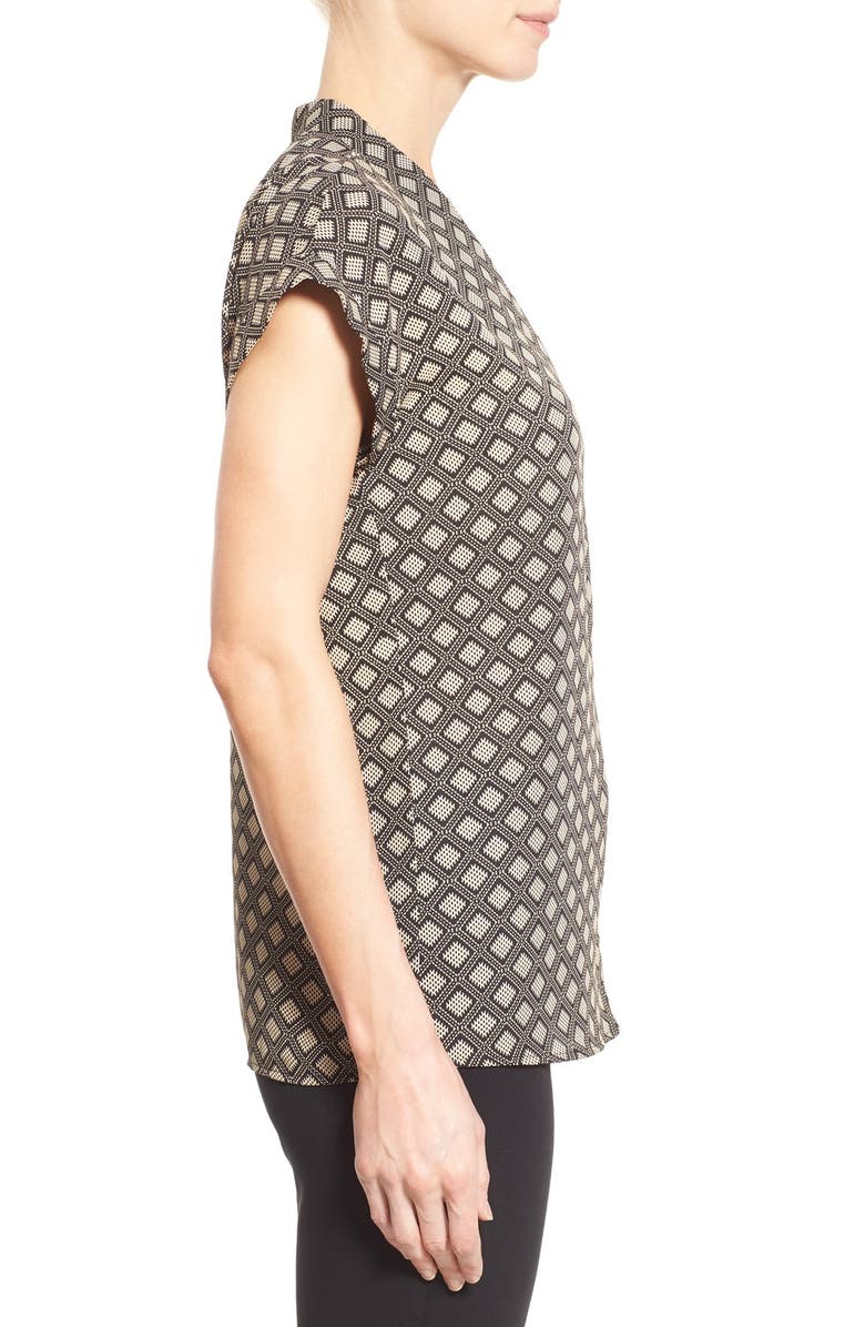 Pleione Cuffed Sleeve V-Neck Top, Alternate, color, 