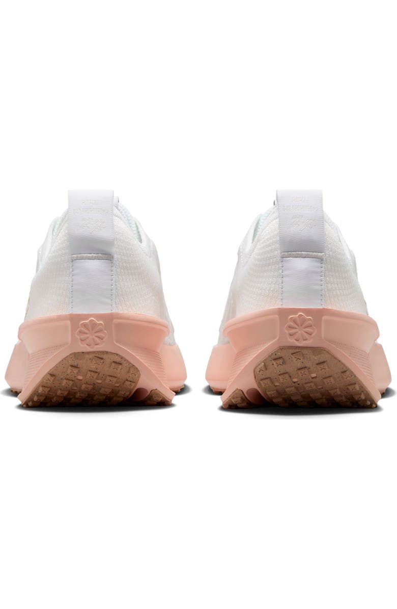 Nike Interact Run Running Shoe, Alternate, color, White/ Apricot/ Coral