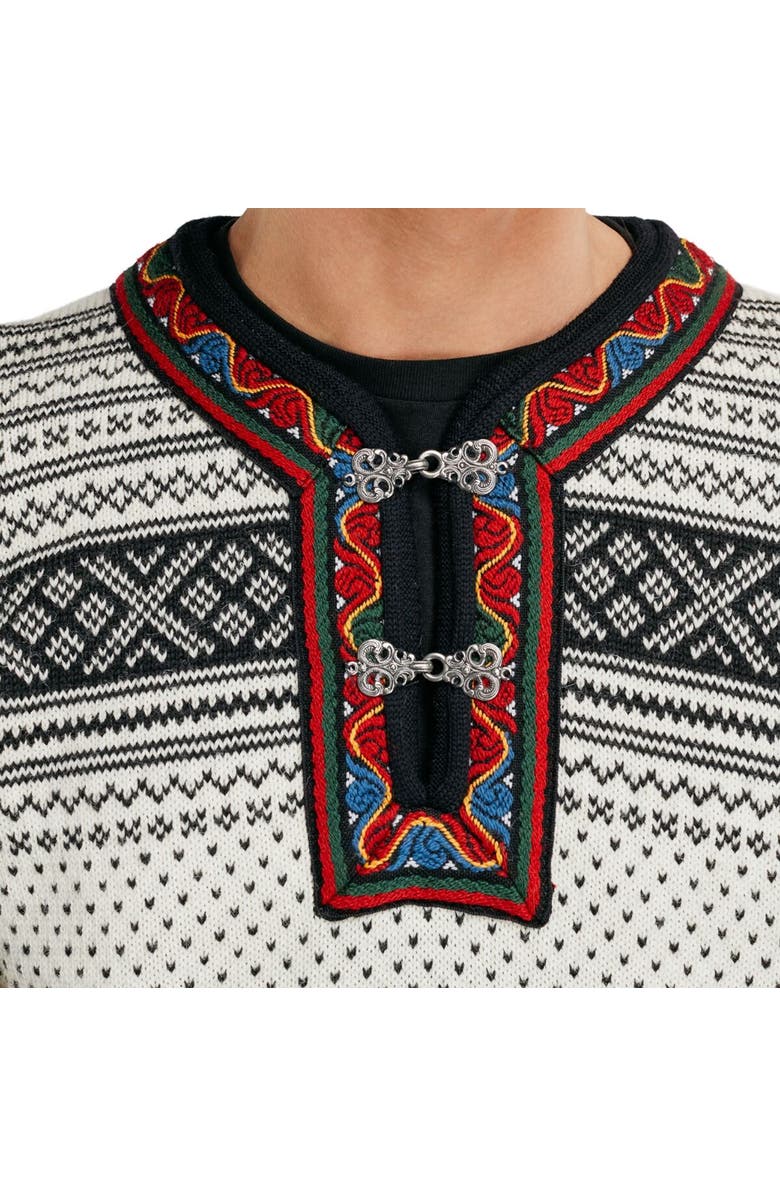 Dale of Norway Setesdal Uni Sweater - Men's, Alternate, color, Off White/Black