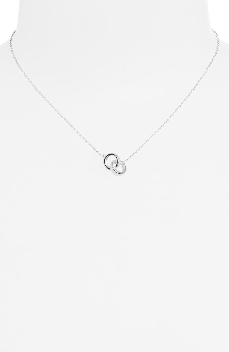ARGENTO VIVO Circle Link Necklace, Alternate, color,