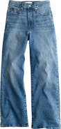 Madewell The Short Wide-Leg Crop Jeans Super Stretch Denim in Oneida Wash