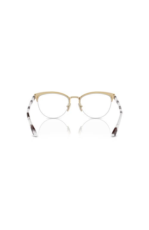 Vogue Eyewear 51mm Oval Optical Glasses In Black