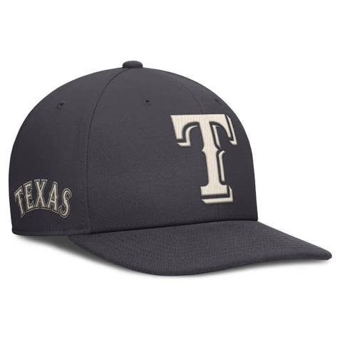 Men's Nike Anthracite Texas Rangers Statement Pro Snapback Hat