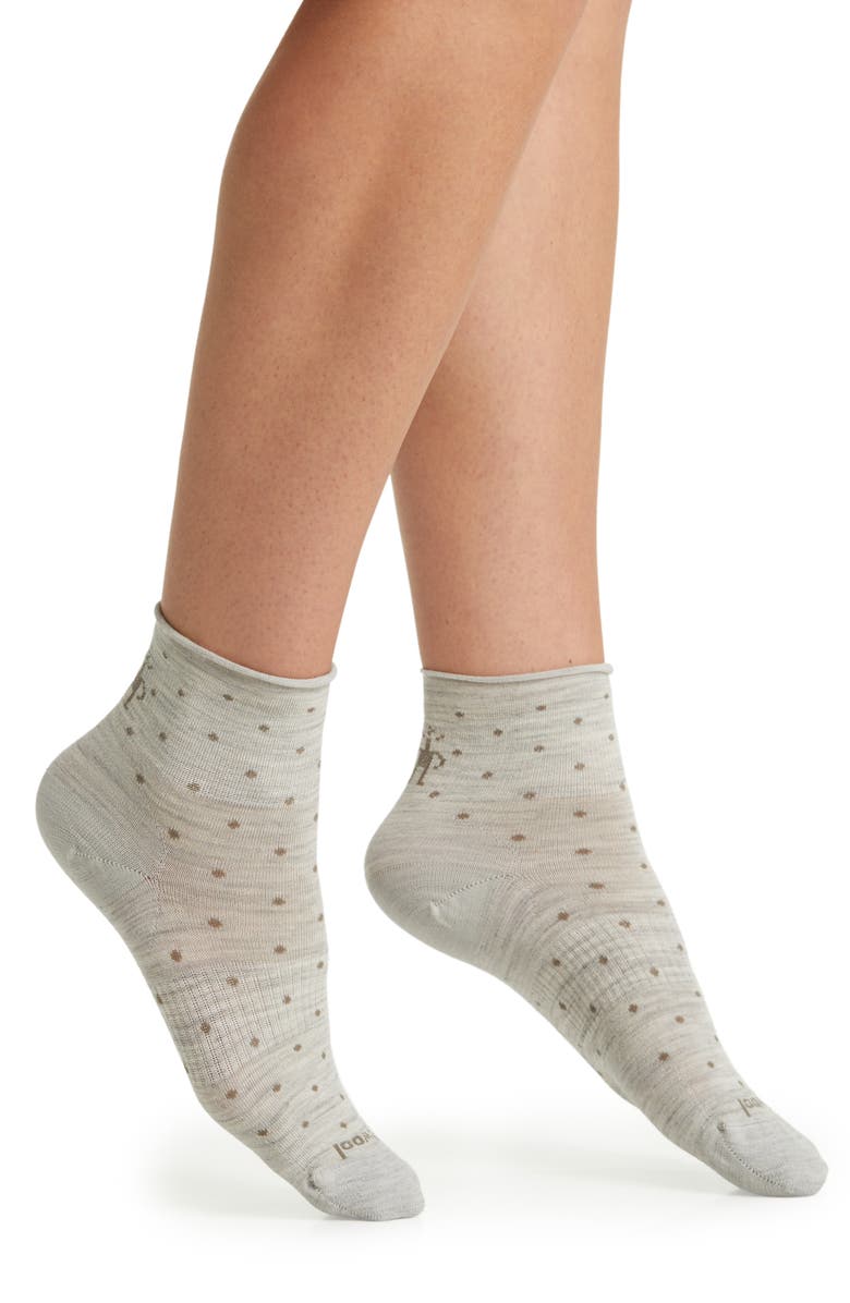 Smartwool Everyday Classic Dot Wool Blend Ankle Socks, Main, color, 