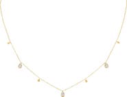 BEN ONI Pear Cubic Zirconia Charm Necklace