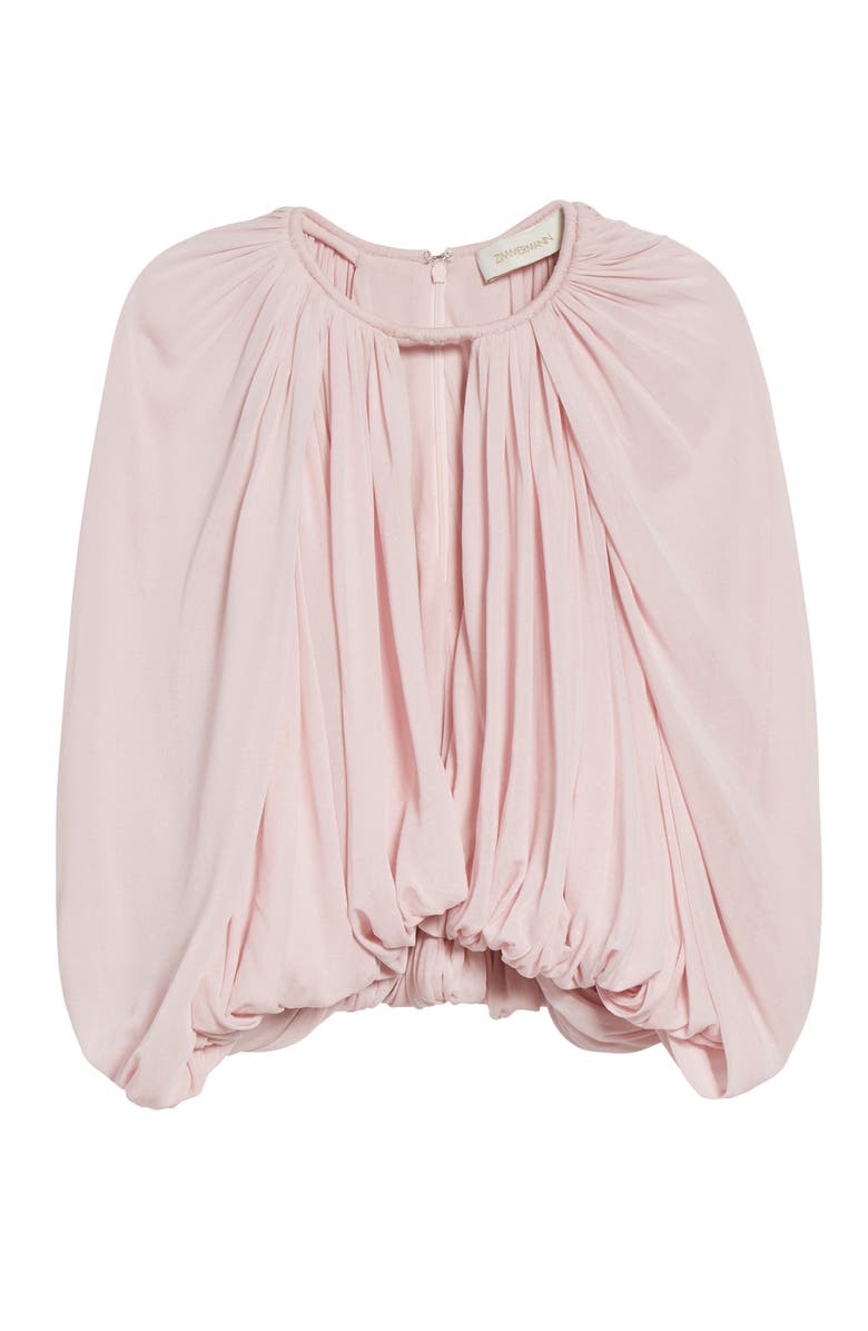 Zimmermann Alchemy Caped Blouse, Main, color, Light Pink